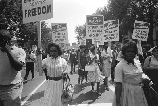 Civil rights march on Washington