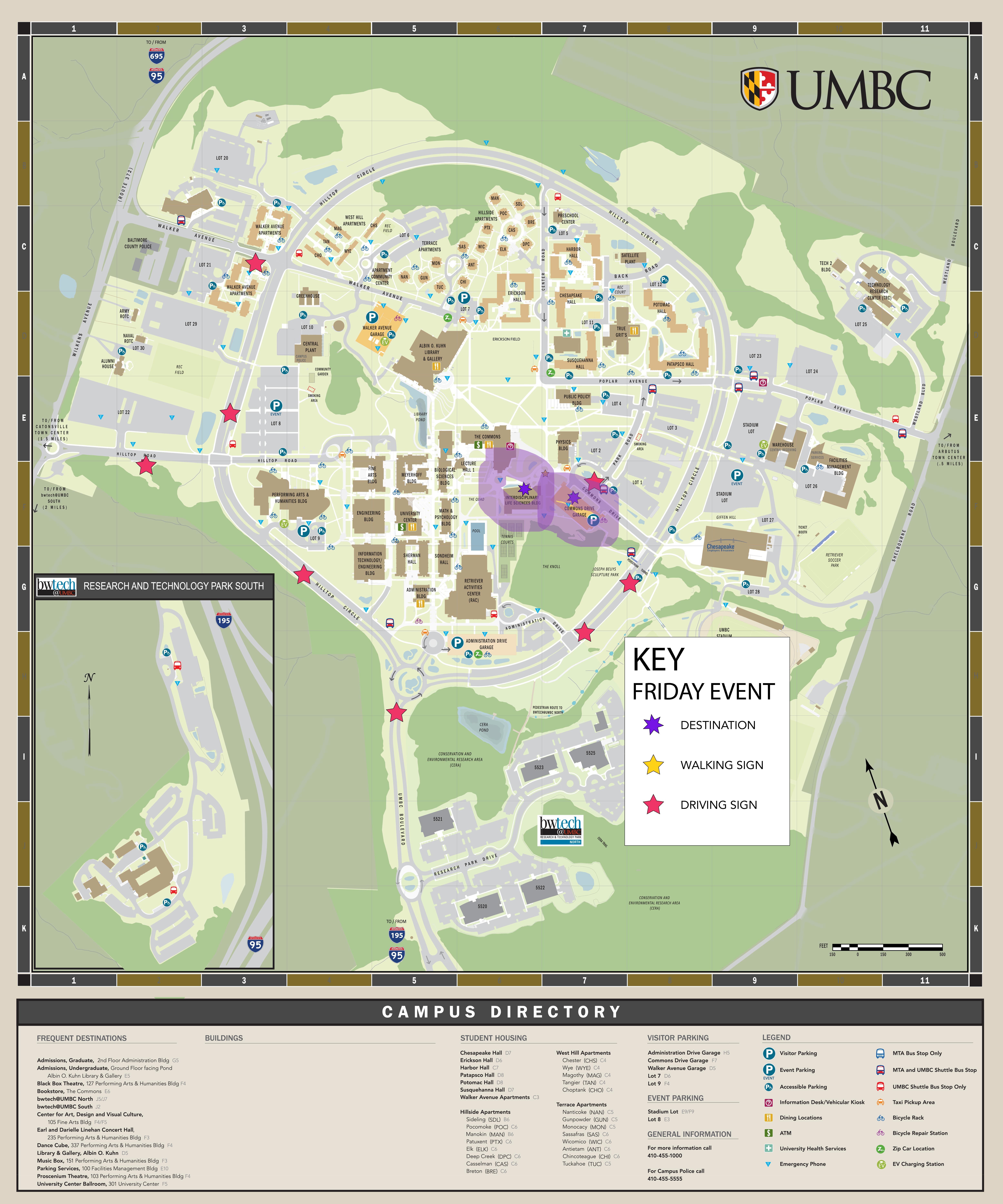 Friday Parking Map