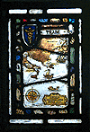 Trade Map Stained Glass Window