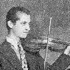 Kosta playing violin in Athens